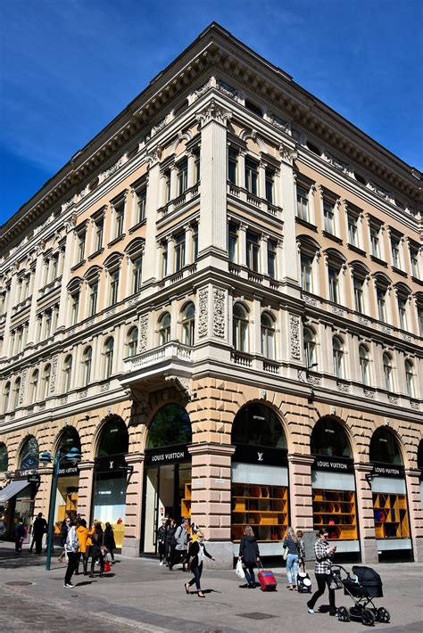 Louis Vuitton Helsinki Esplanadi Store in Helsinki, Finland.